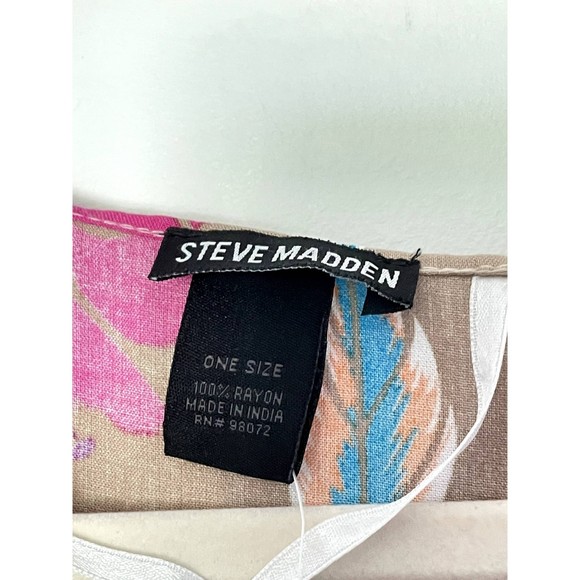 Steve Madden Floral Handkerchief Duster Kimono One Size  Neutral Boho New NWT - Picture 9 of 14